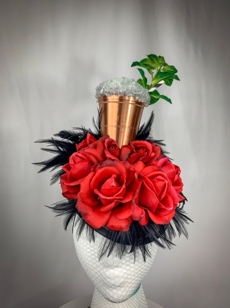 Mint Julep Kentucky Derby Roses Fascinator Etsy