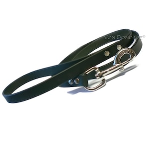 All Leather Leash in English Bridle Leather | 5ft Heavy Duty strong leash | Multiple sizes 3/4&quot;