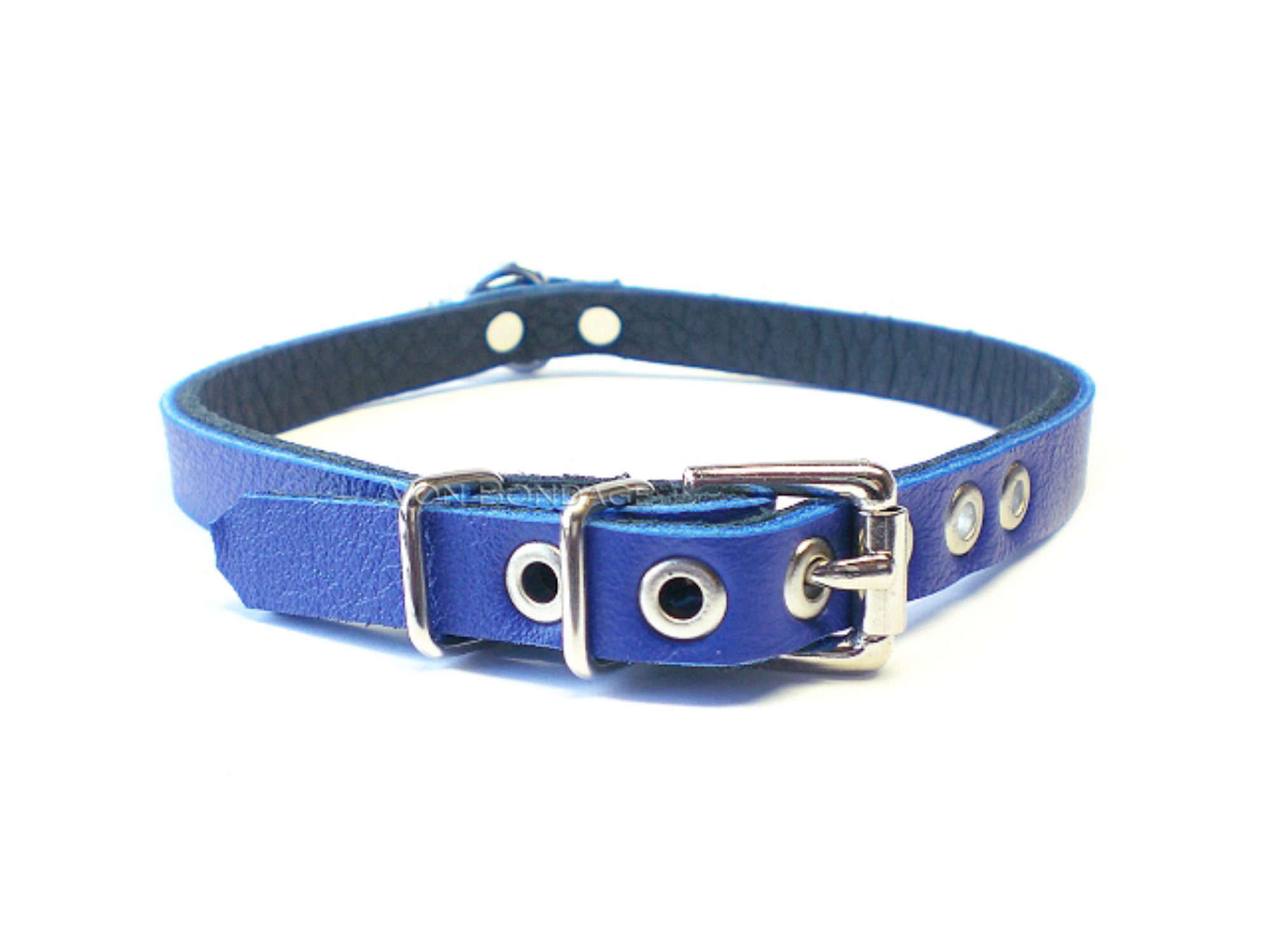 Blue Day Collar Locking Ring Collar BDSM Collar Slave Day Etsy