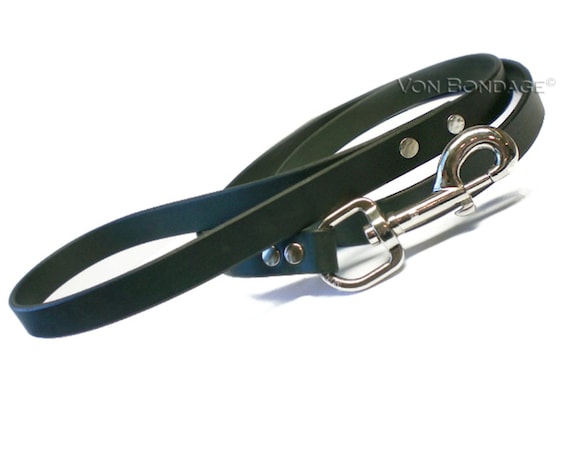 Long leather cheap leash