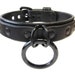 BDSM Collar, Bondage Collar, Leather BDSM, Leather Bondage, 1-1/4' Ring Collar, sub Collar, slave Collar, Lockable Nickel Free Collar, 1'