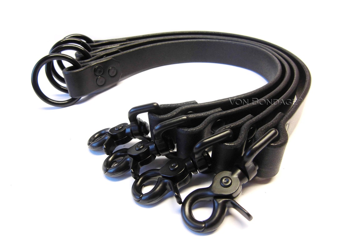 4 Restraint Straps, Bedpost Bondage Straps, BDSM Bed Restraints
