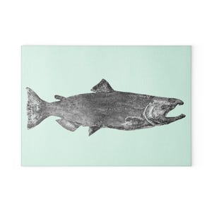 King Salmon Glass Cutting Board