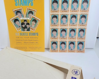 1964年 ザ・ビートルズ ホールマーク切手ブロック グレードASG 9