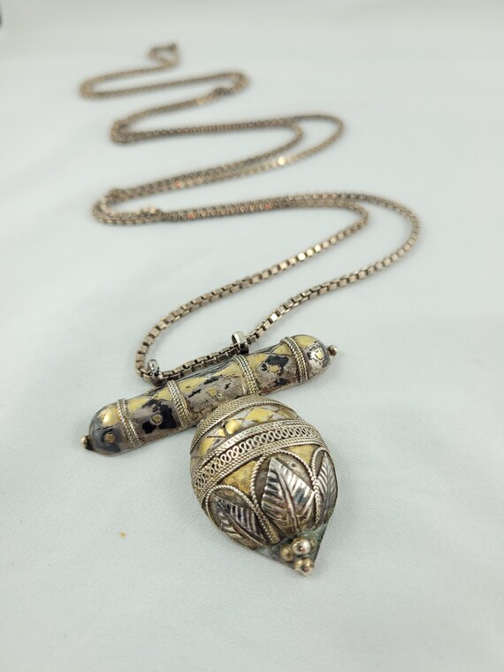 Sterling Silver Tribal Amulet Pendant Sterling Silver Tribal Amulet Pendant