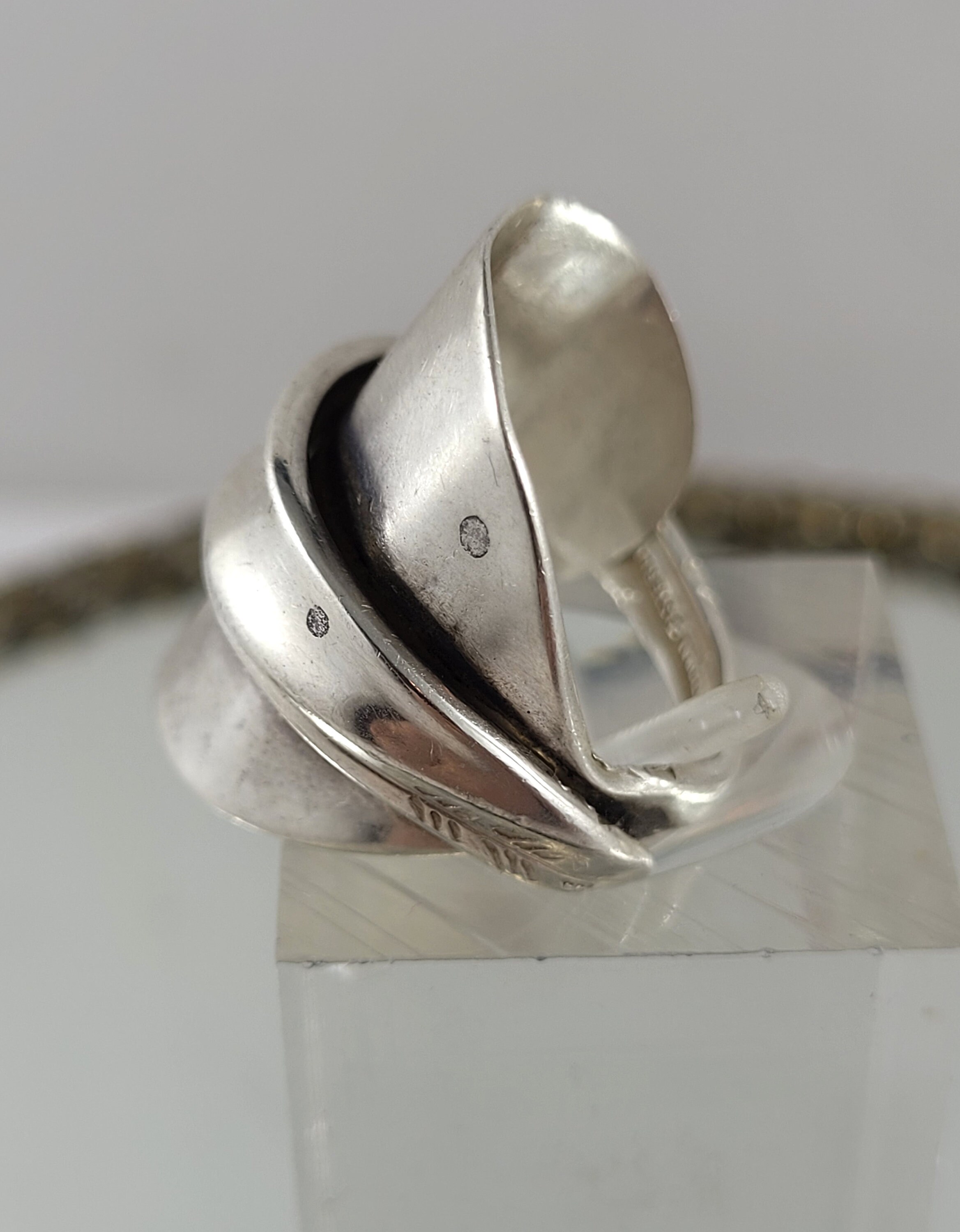 Vintage Twisted Fork Spoon Ring in 925 Sterling Silver - Etsy