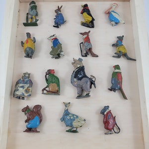 Une collection de figurines en plomb Cadbury Cococub des années 30, vendues individuellement ou en groupe