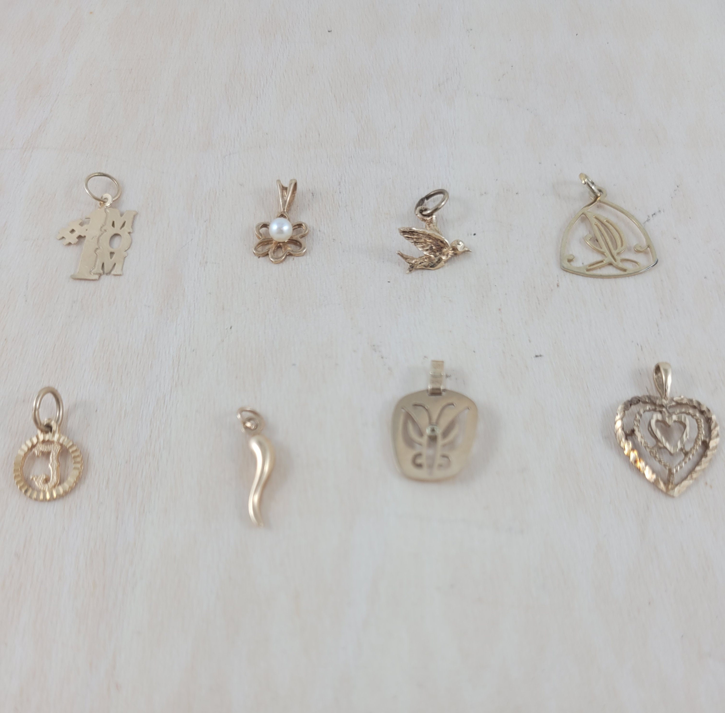 5 White Bow Charms, Wedding Bow Charm, Easter Bow Charms, Gold Bow Charms,  Jewelry Supplies, Jewelry Making, Earring Charms, Bracelet Charms 