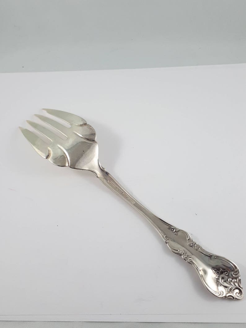 Orleans 1964 Pattern International Silver Meat Serving Fork