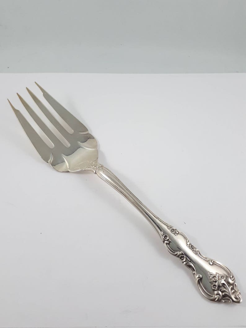 Orleans 1964 Pattern International Silver Meat Serving Fork