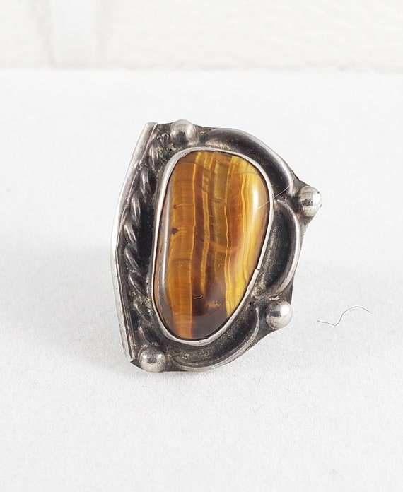 Sterling Navajo Ring Vintage Hand Crafted Navajo Sterling