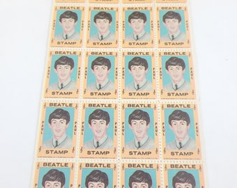 ビートルズ切手 希少 1964年 ビートルズ 切手100枚セット オリジナル