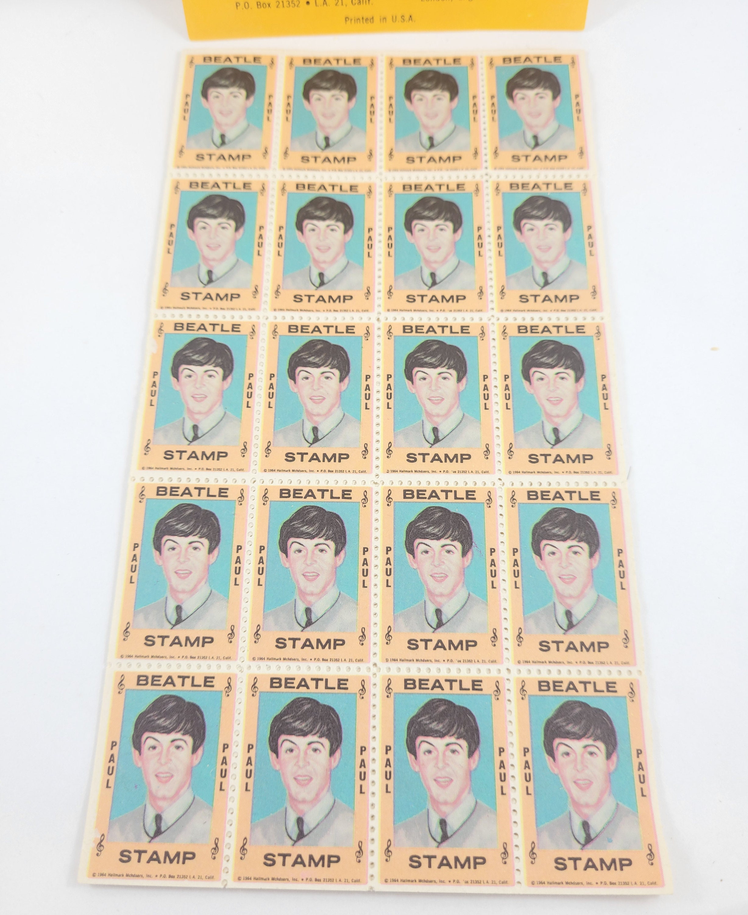 ビートルズ切手 希少 1964年 ビートルズ 切手100枚セット オリジナル