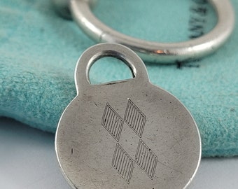 ティファニー キーリング ヴィンテージ 純正ティファニー スターリング