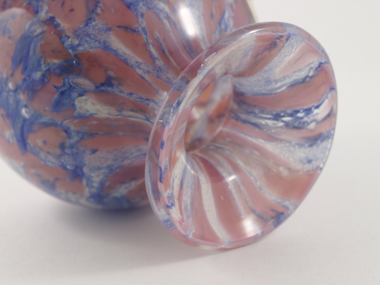 1990's Vintage French Art Glass Vase by La Rochère Vintage Etsy Canada