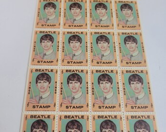 ビートルズ　切手 ビートルズ切手 希少 1964年 ビートルズ 切手100枚セット オリジナル