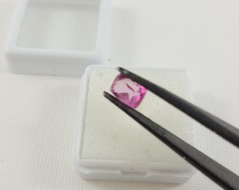 Loose Gemstone Azotic Pink Topaz 2.80 Carats Modified Cushion Cut November Birthstone