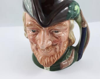 Royal Doulton "Robin Hood" Character Toby jug D6534 small