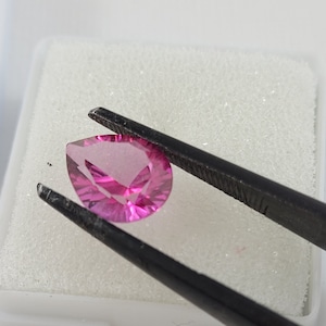 Loose Gemstone Natural Pink Topaz 2.80 Carats Pear Shape  November Birthstone
