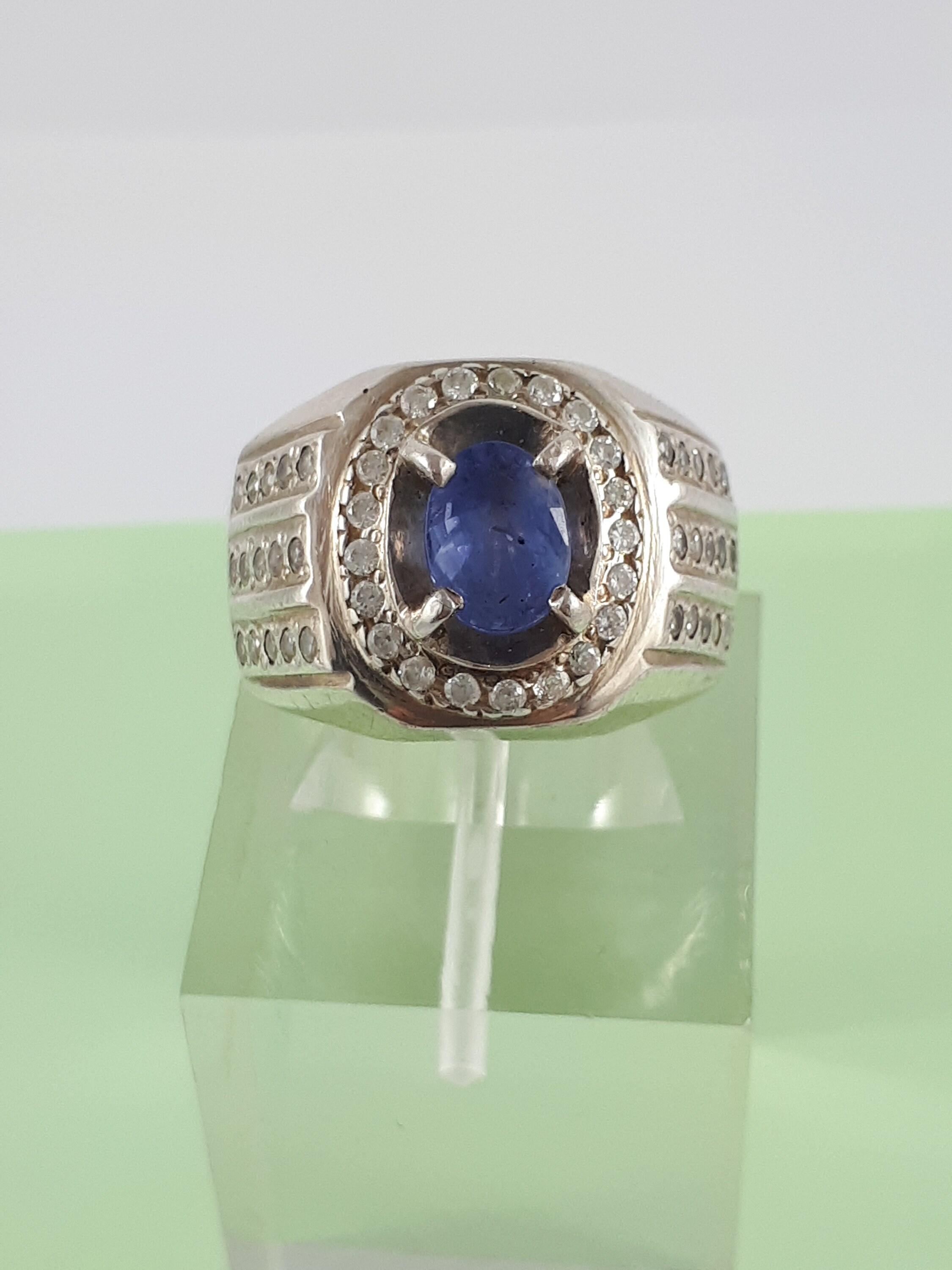 Vintage mens hotsell sapphire ring