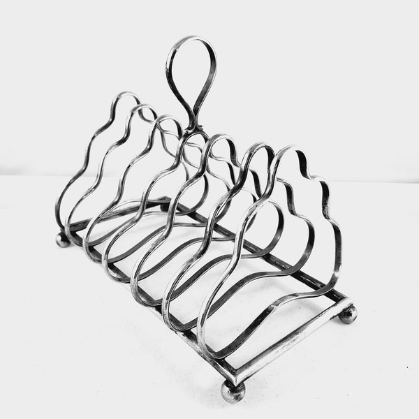 Birks Toast Rack Vintage Birks Sterling ilver Toast or Letter Caddy Wedding Gift House Waring Gift