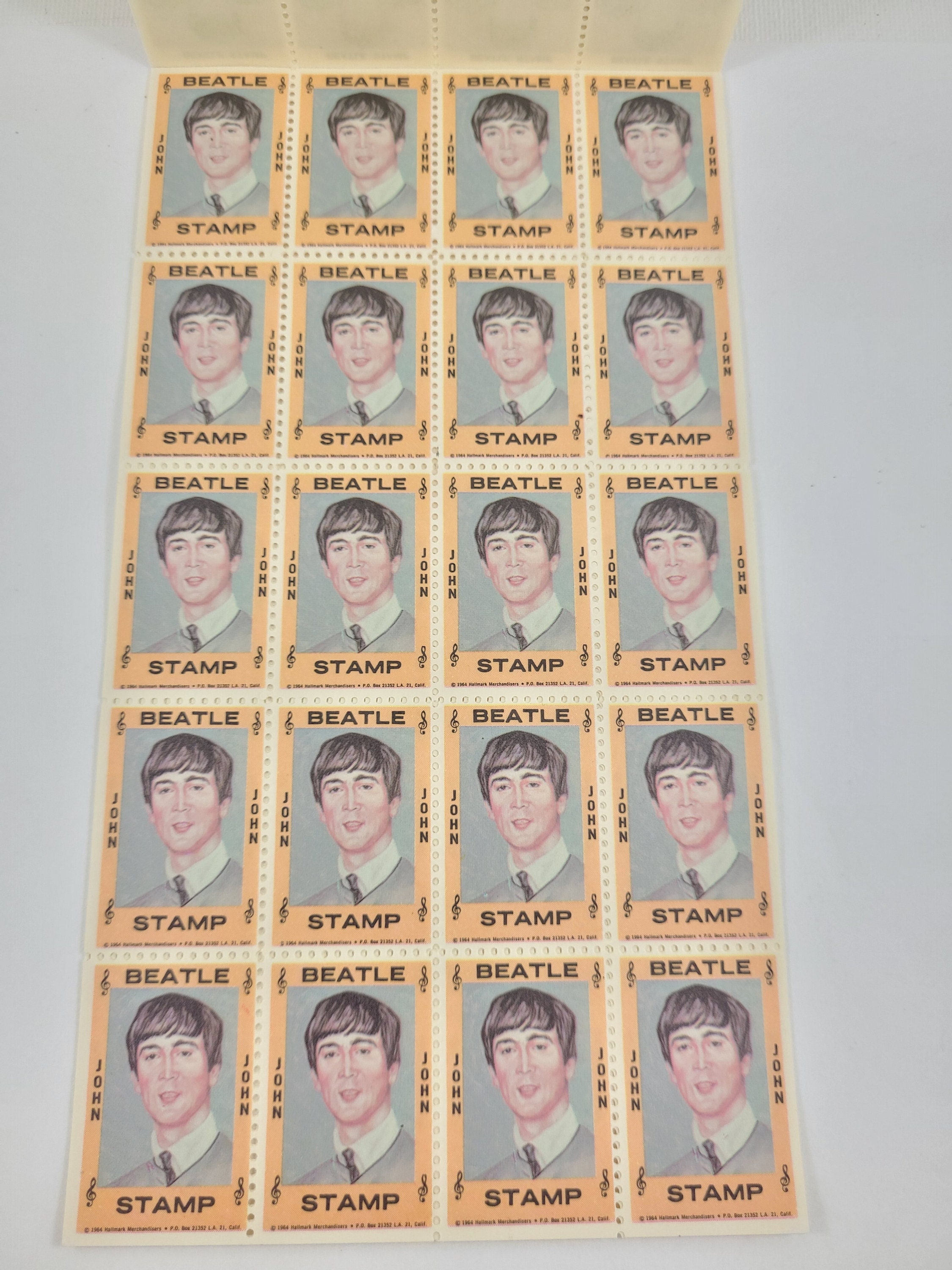 ビートルズ切手 希少 1964年 ビートルズ 切手100枚セット