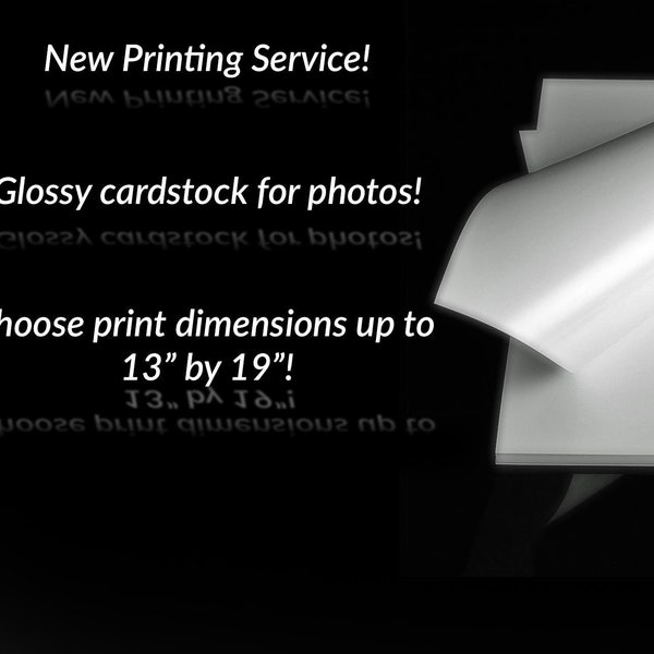 Photos Printed on Cardstock Etsy