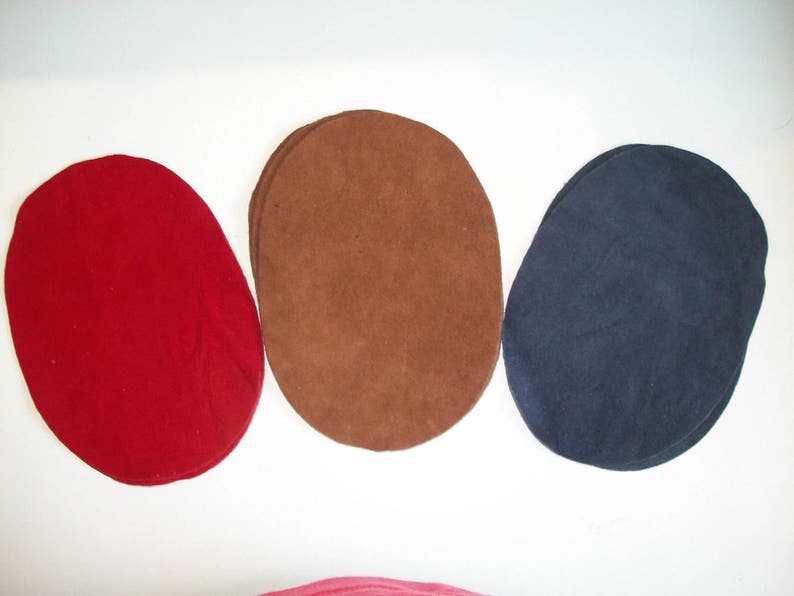 3 colors to choose 7/'/'by5/'/' Made in the USA Real Deerskin Suede Leather Elbow Patch Kit