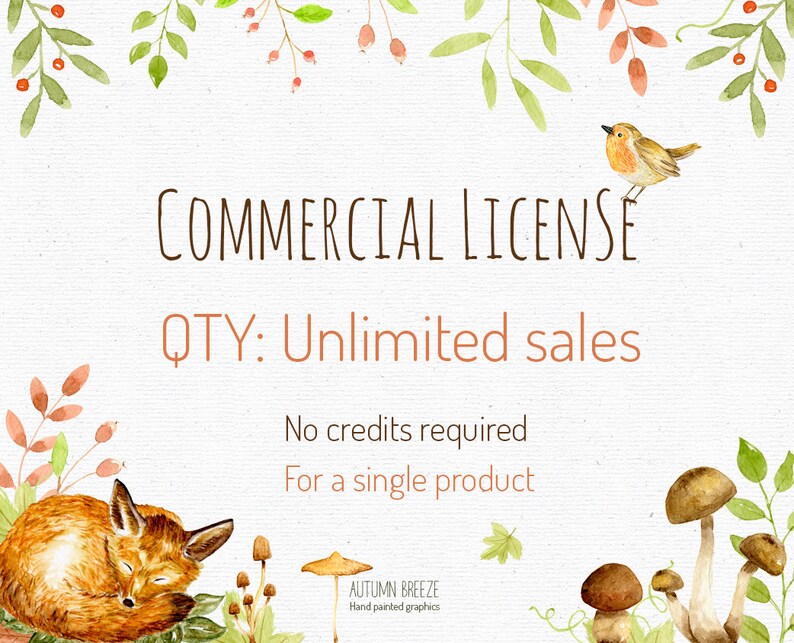 No Credit Required Extended Commercial License for FIVE Items Up to 2000 Sales!