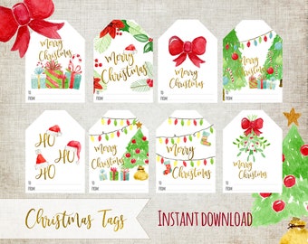 printable christmas tags, Holiday Gift Tags, Christmas printable, Printable Christmas Tags, Printable Gift Tags