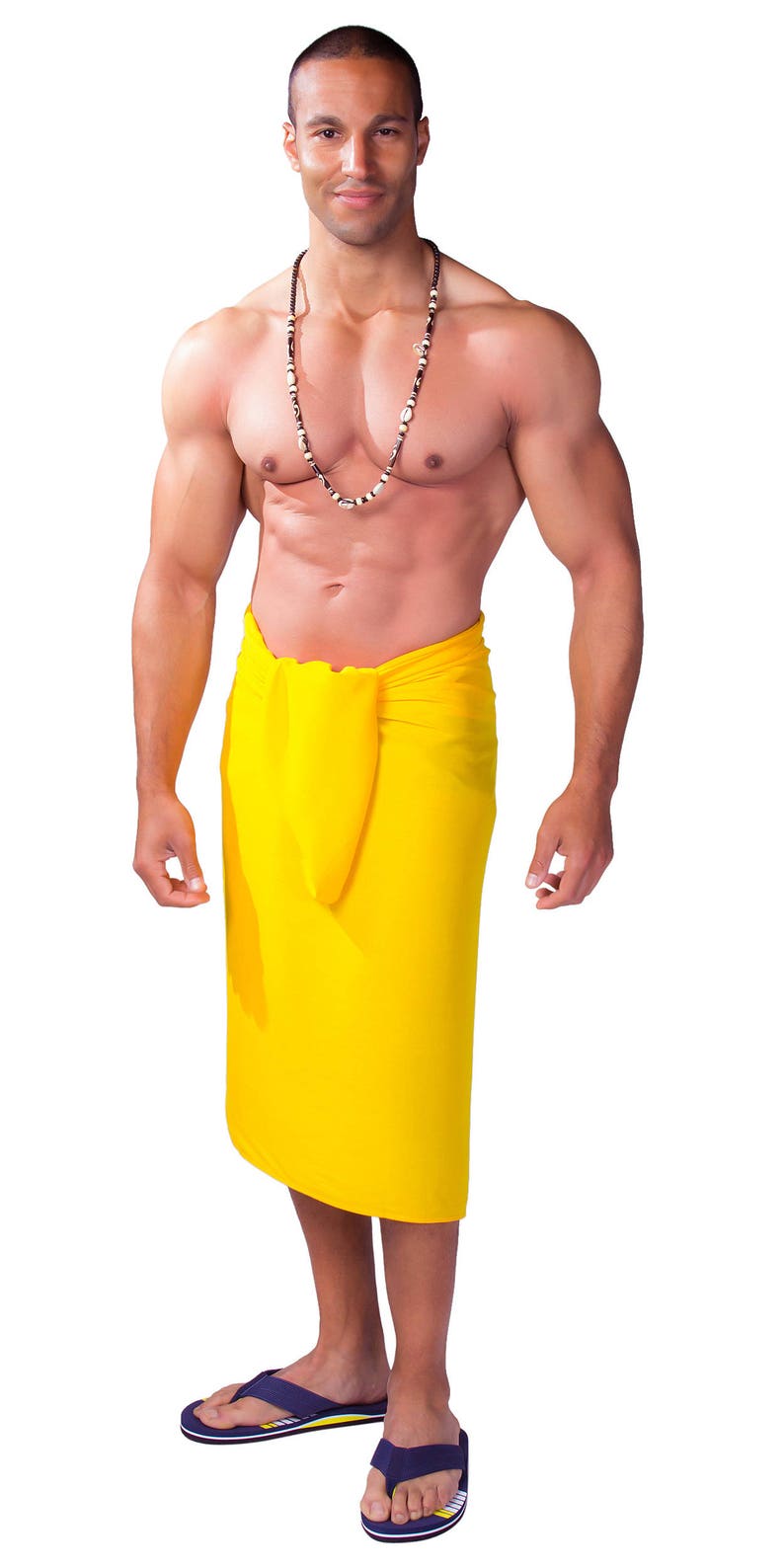  Hommes  Sarong  Pareo Lavalava Solid Sarong  Fringeless 