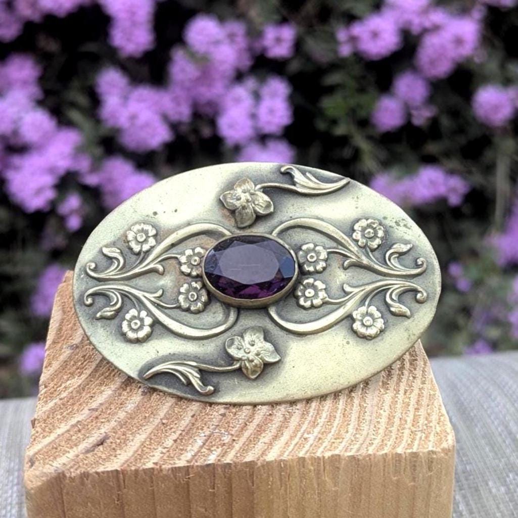 かなさん様希少！Czechoslovakiaヴィンテージブローチ9544 Czech Brooch - Etsy