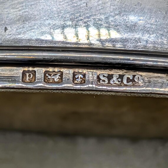 Victorian Silver Snuff Ring Presentation Trinket … - image 9