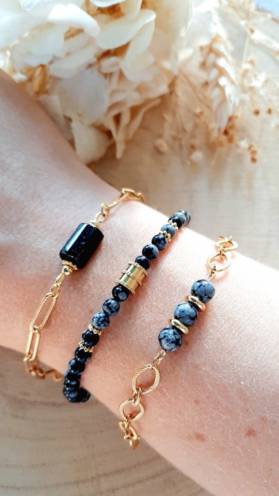 Black onyx bracelet womens online
