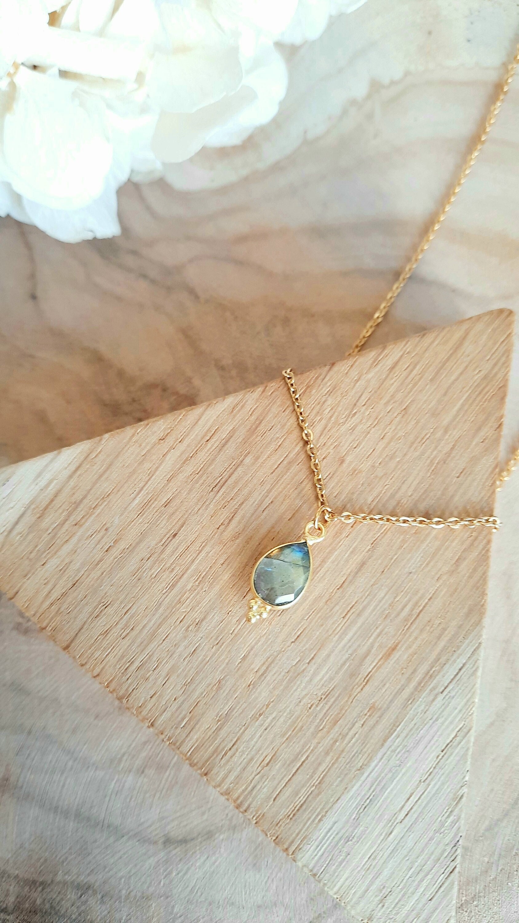 Pierre Labradorite CSJA Collier Pendentif Tortue En Pierre Naturelle Pour Femmes Et Hommes Collier Pierre Naturelle Femme