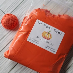 500g Pumpkin Spice color air dry foam clay, fake bake supplies, clay for fake baking, kids clay, slime clay, soft clay, cosplay, light