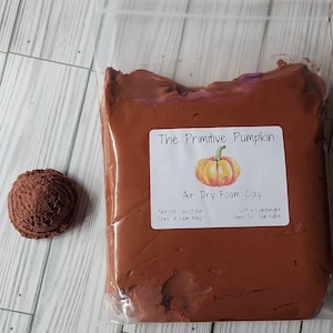 Arcilla de espuma de secado al aire color jengibre de 500 g, suministros para repostería falsa, arcilla para repostería falsa, arcilla para niños, arcilla para slime, arcilla suave, cosplay, peso ligero