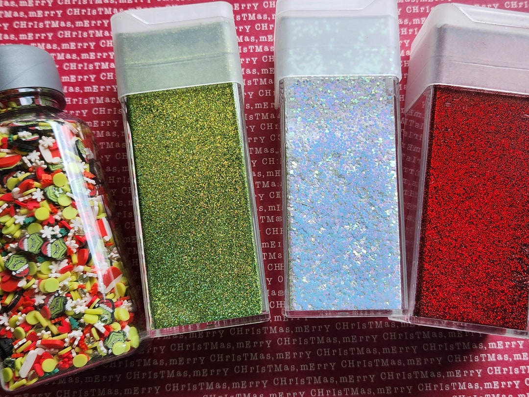 MEAN ONE Glitter & Fake Sprinkle Bundle Holiday Sprinkles Assorted ...