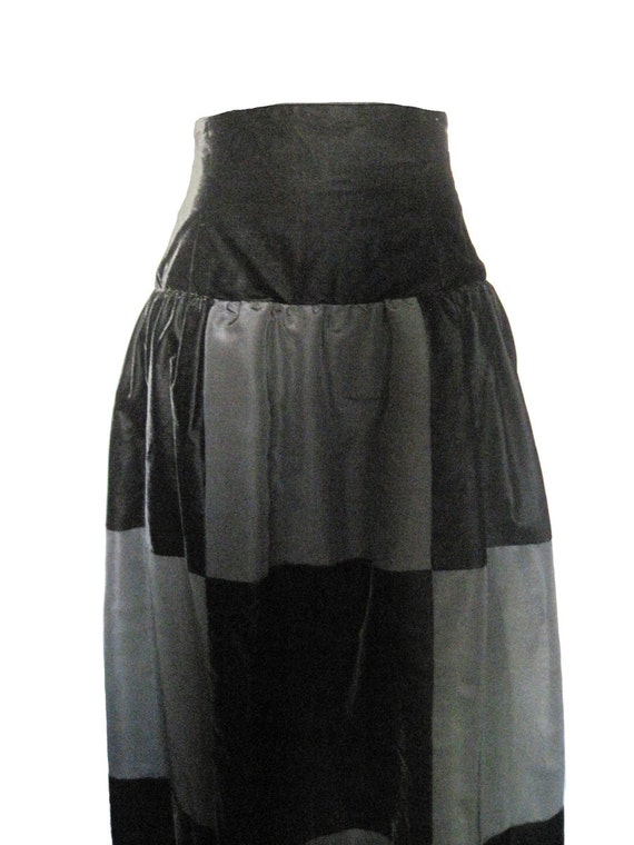GIVENCHY COUTURE vintage full skirt in silk taffe… - image 2