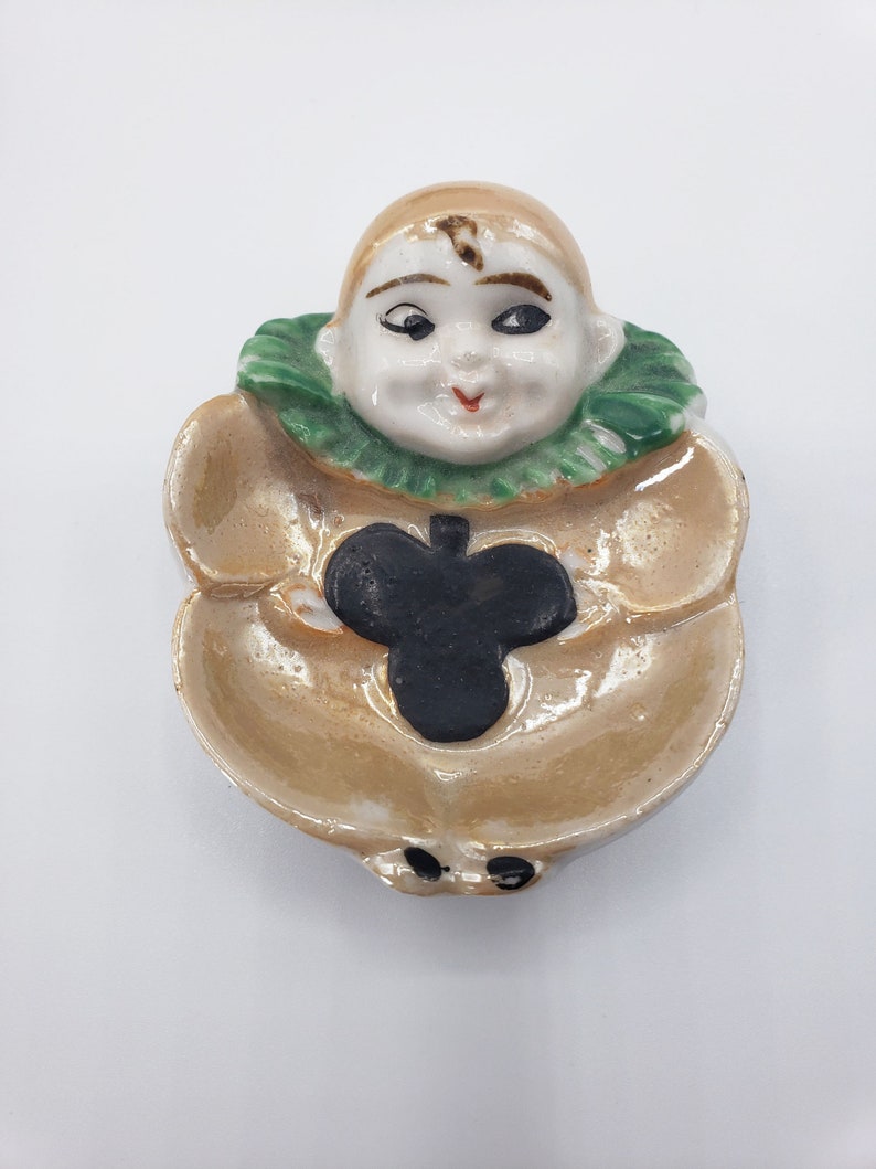 Vintage 20s Made in Japan HARLEQUIN / CLOWN ASHTRAYS / Poirot Etsy
