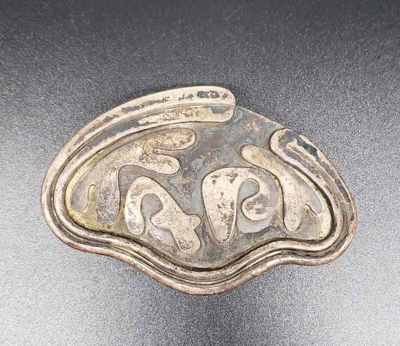 Art Smith Copper belt BUCKLE buckle Signed Art Smi