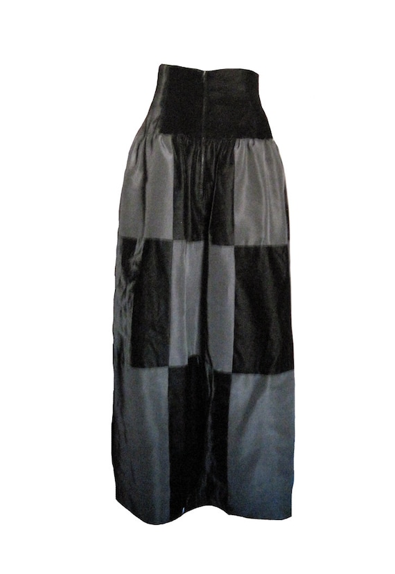 GIVENCHY COUTURE vintage full skirt in silk taffe… - image 4