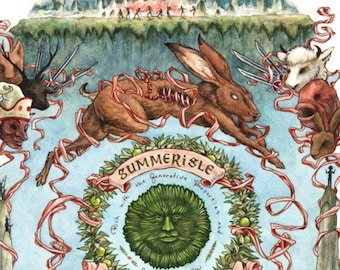 Summerisle Apple Cider - (Wicker Man movie poster)
