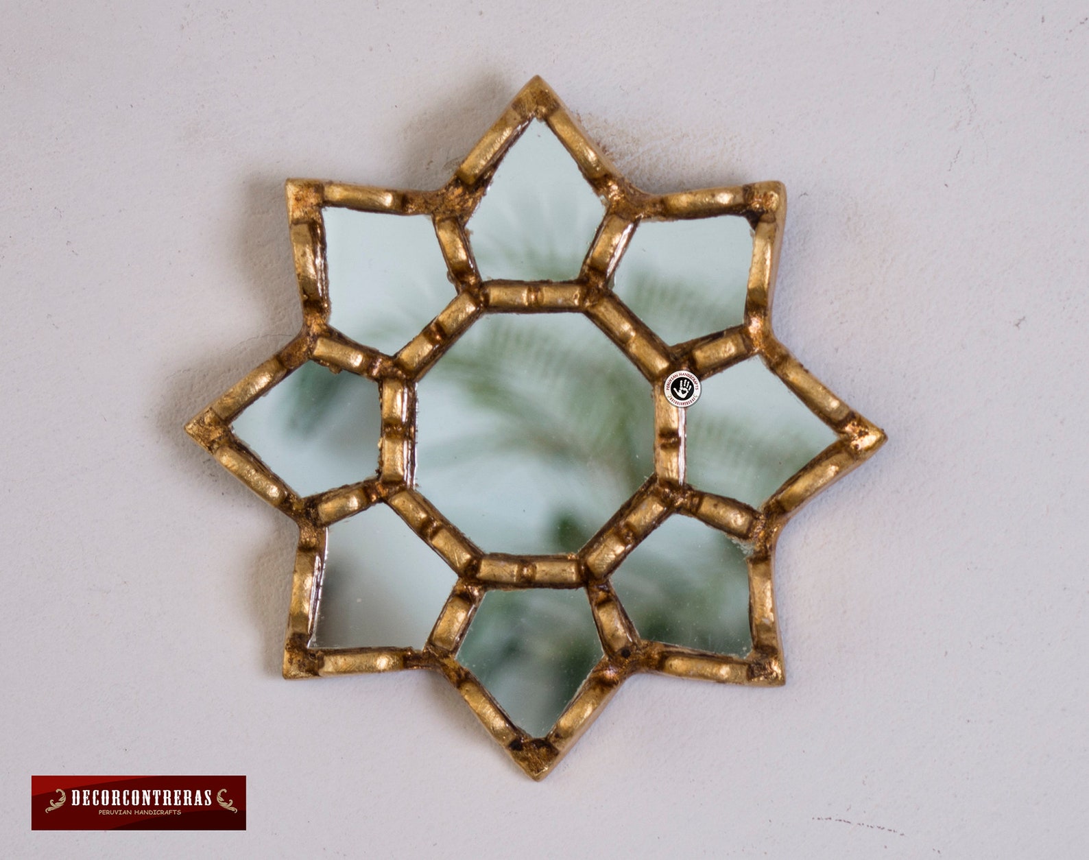 Small Gold Accent Wall Mirror Set of 3 Decorative Vintage Etsy