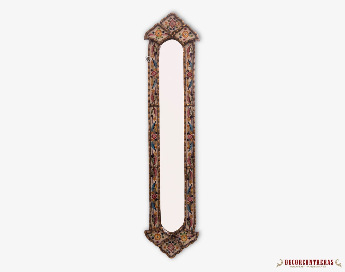 Narrow Rectangular Wall Mirror 35.4 Tall Decorative Etsy Australia