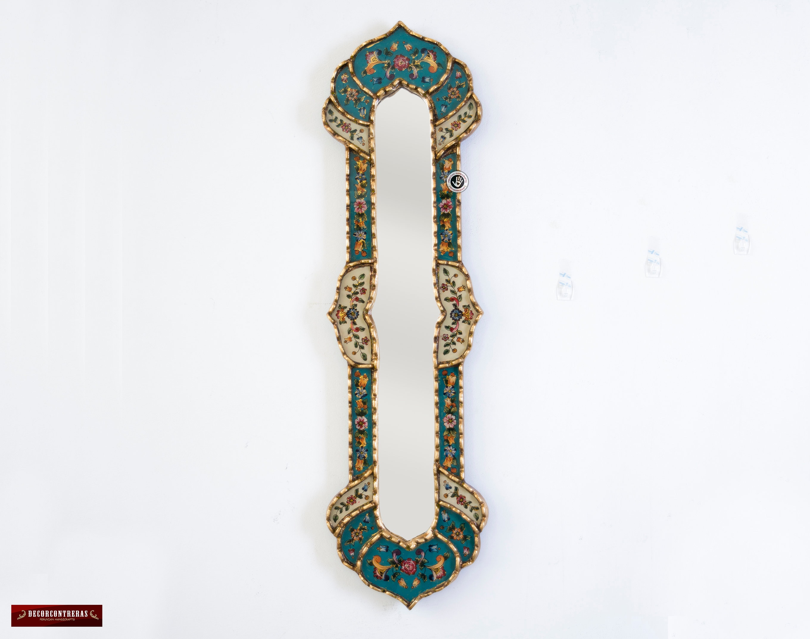 Long Narrow rectangular wall mirror 35.4 Tall Painting Etsy