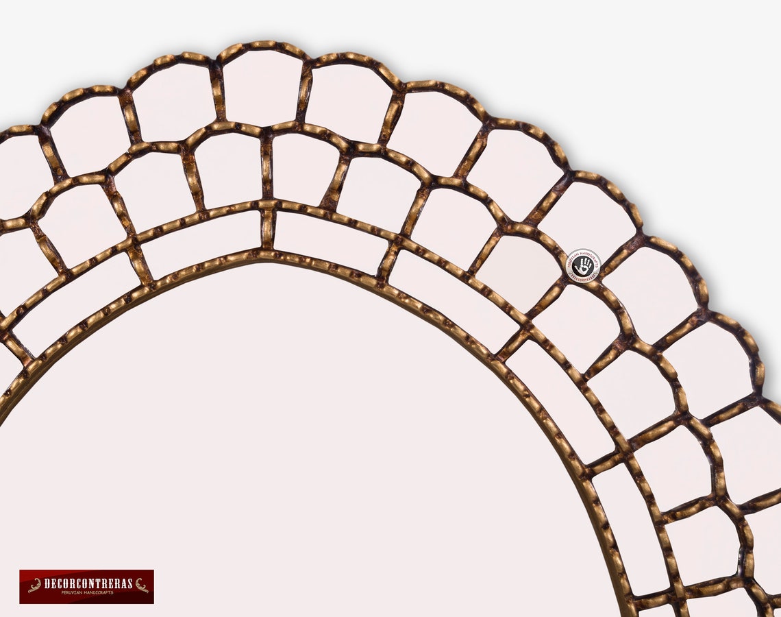 Extra Large Oval wall Mirror 36x28 Gold Wood Framed Etsy