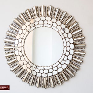 Large Round Decorative wall Mirror 31.5