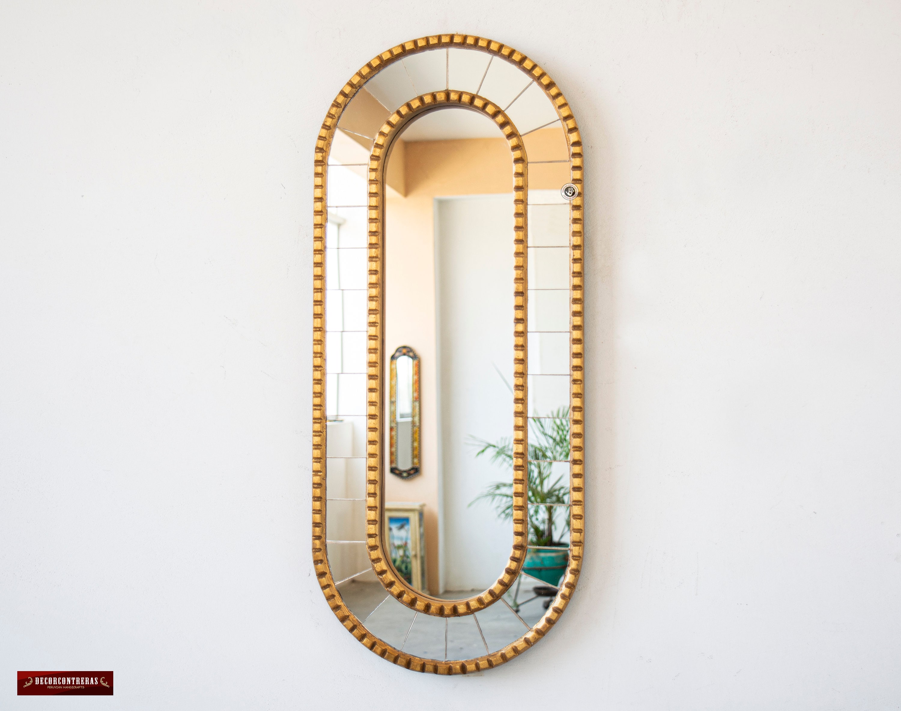 Large oval mirror deals