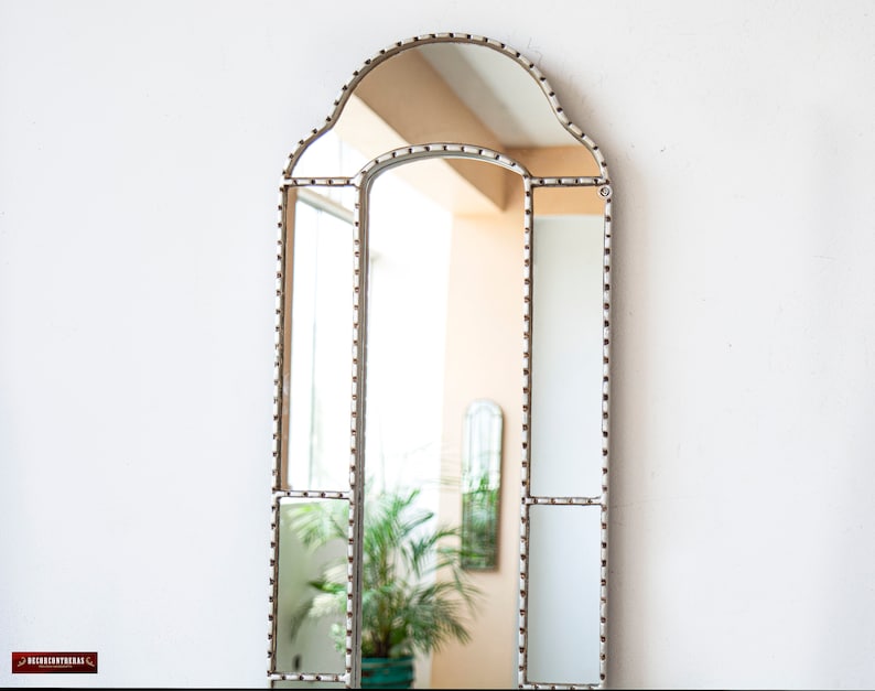 Large Narrow Mirror Wall Decorations Handmade Long Wall Etsy